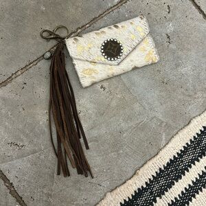Cowhide Keychain Wallet